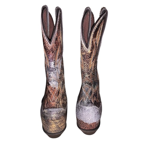 Durango cowboy boots women Distressed Size 8M - Picture 3 of 6
